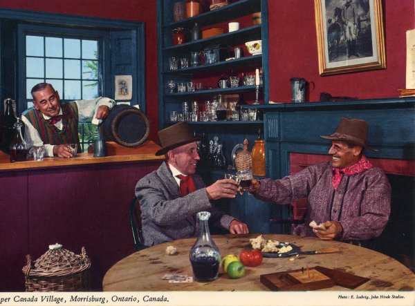 john hinde postcards - canada and north america