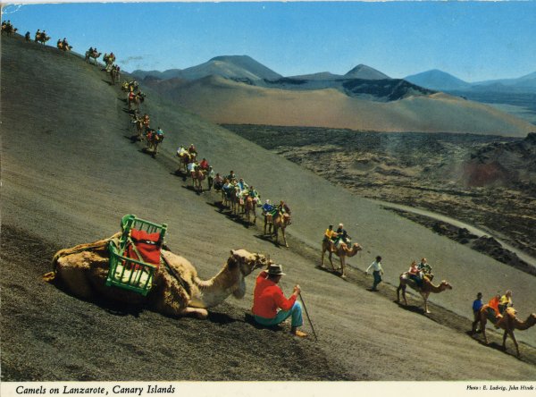 john hinde postcards - canary isles