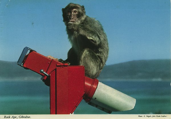 john hinde postcards - gibralter