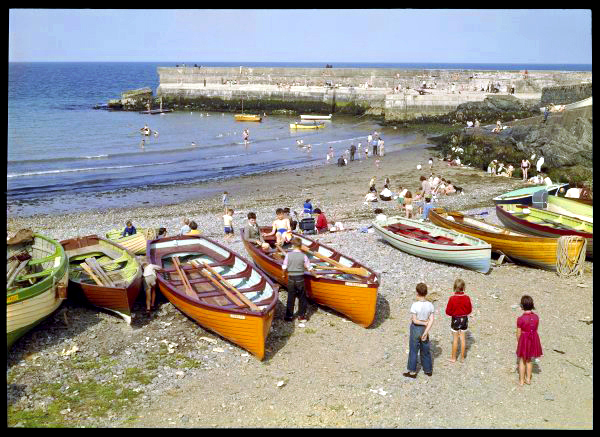 The Harbour and Beach at Greystones, Co Wicklow by John Hinde