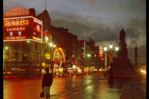 Dublin City by Night by Edmund Nagele