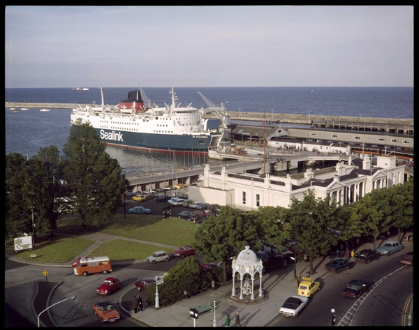 Car Ferry Dun Laoghaire Harbour Co Dublin by Peter O'Toole