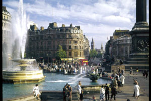 Trafalgar Square Fountains, London by John Hinde