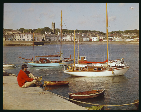 Donaghadee Harbour and Town, Co Down, Northern Ireland by John Hinde