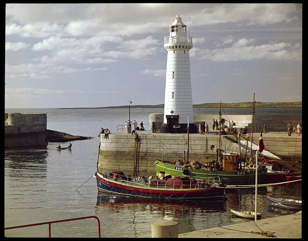 Donaghadee Lighthouse and Copeland Islands, Co Down, Northern Ireland by John Hinde