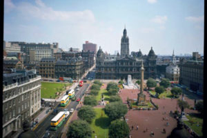 George Square, Glasgow, Scotland by Edmund Nagele