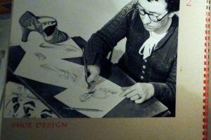 Shoe Design by John Hinde for an advertising book for C&J Clark Ltd (Clarks Shoes)