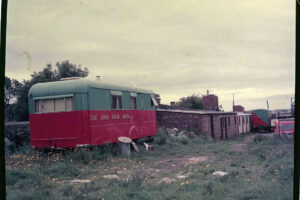 The John Hinde Show caravan from the circus